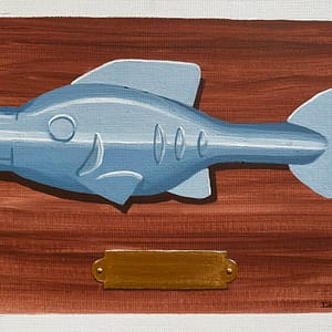 Mounted LEGO Fish #15