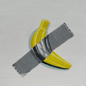 Banana Taped to Wall #29 (true art)